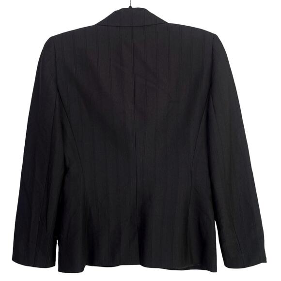 TAHARI Arthur S. Levine Sleek Modern Suit Corpcore Blazer Jacket 6 Petite Brown - Picture 10 of 14